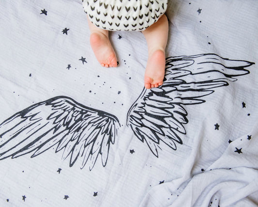 Wings - Organic Cotton Swaddle Blanket